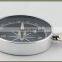 IMAGINE Silver Metal Pocket Outdoor Compass with Keychain