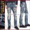 Biker Jeans Blue Denim jeans pantalon (LOTK048)