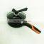 6 pcs black die cast aluminum cookware and non stick cookware set