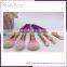 Rainbow Professional Makeup Brush Set wholesale makeup brush set 6 piece