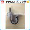 1.5 inch stainless steel height adjustable caster wheel with brake
