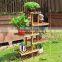 High quality Wood display flower rack