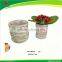 natural handmade rattan flower vase