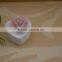 hand painted white ceramic jewel box with flower shape design