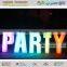 120cm high large led letters / rechargeable color changing wedding letter