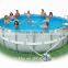 China supply above ground swimming pool round shape intex swimming pool