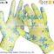 garden gloves, pu coated garden gloves, EN 388 4131