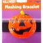 Halloween theme flashing bracelet