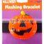 Halloween theme flashing bracelet