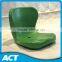 Riser mount PE plastic stadium chairs with aluminum leg support