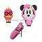 Fashion popular cute 3D animal custom baby nail clipper