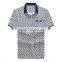 Men's jersey printed polo t shirt (100%cotton )short t-shirt printing