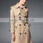 high quality spring stylish windbreaker Long coat for women