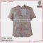 2014 OEM factory cotton voile casual summer pink floral print men's short sleeve shirt