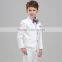 Customize Kids White Formal Coat Pant Dress Suit