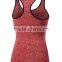 Slub 85% Polyester 15% Spandex Womens Dry Fit Tank Top