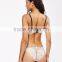 Runwaylover 5472 Hot Sale Sexy White Sexy Bra and Thongs Set