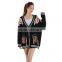 Flower Embroidery cardigan kimono 2017 fall fashion girl Loose cardigan sweater