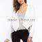 Latest Contrast Front Lapels Pointed Hem Blazer Sexy Women Blazer 2015