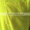 Mens plain long sleeve hi vis yellow pocket USA security t-shirt