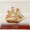 Luxury Shinning Sailing boat , Ship Model For Home Decoration