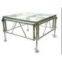 aluminum clear Acrylic glass decoration wedding stage