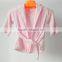 Kids white bathrobe with bamboo fabric China supplier