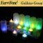 2015 hot items rechargeble flameless decoration candles