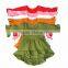 Girls ruffle raglan shirt three-quarter length sleeves top Tee shirts M7031110