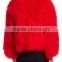 YR495 Customize Color and Size Real Mongolia Fur Jacket Tibet Lamb Fur Cloth