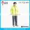 clear PVC cycling rain jacket with Zipper