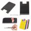 Universal Silicone Back Adhesive Sticker Pouch SIM/ID/Credit Card Holder Pocket for Cell Phone