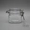 wide mouth 200ml 200g square empty plastic cosmetic packaging jar and bottle with rubber seal for skin care cream
