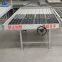 Greenhouse benches ebb flow metal rolling bench hydroponic system