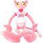 China manufacture pink naughty  panther Dalang Plush Toy  as sleeping pillow