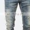 DiZNEW FABRICS CUSTOM WHITE SKINNY TRACK PANT JEANS FOR MEN