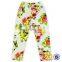 Trendy Infant and Toddler Aqua Flower Leggings Wholesale Cheap Baby Girls Leggings Pants