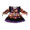 Baby Girl Cotton Sets Purple Long Sleeve Pumpkin Ruffle Halloween Kids Girl Clothes Outfits