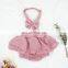 2020 new summer girls baby cake chiffon short shorts + headband four-color cute fluffy short skirt
