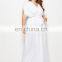 LAITE D2124 autumn women plus size casual dresses ladies solid color Irregular maxi dresses