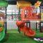 Hot sale kids plastic big tube slide with garden swing