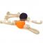 good quality dog rope toy bite resistance dog toy with TPR ball