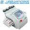 Vaccum +40K Cavitation+RF +8 LipoLaser Body Slimming Machine Factory Price