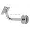 Hollow Pipe Wall Deck Stainless Steel Angle Stair Commercial Handrail Railing Glass Shelf Bracket