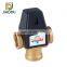 3 Way DN20 Mixing Valve Male Thread Brass Thermostatic For Solar Water Heater