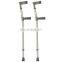 Lightweight Aluminum Underarm elbow crutches adjustable walking cane Aluminium