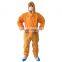 Laboratory/ Chemical Clothing Disposable Coveralls with Attached Hood