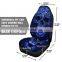 Blue Skull Car Seat Cover Front Rear Seat Covers Protector Interior Universal Cushion Cover for Toyota VW BMW Ford Mazda Hyundai
