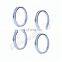 4 pieces Silver Aluminum Hubcentric Rings 57.1mm ID to 73.1mm OD