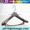 YY0541vintage wide shoulder mens suit hanger with pants bar plastic suit hanger